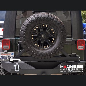 Jeep Wrangler JK Rear Bumper & Tire Carrier - Textured Black Powder Coating